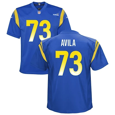 Steve Avila Youth Nike Royal Los Angeles Rams Custom Game Jersey