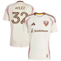 Oscar Avilez Men's adidas  Natural D.C. United 2025 The Soul Kit Replica Custom Jersey