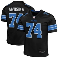 Kayode Awosika Youth Nike  Black Detroit Lions Alternate Custom Game Jersey
