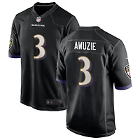 Chidobe Awuzie Men's Nike Black Baltimore Ravens Alternate Custom Game Jersey