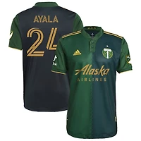 David Ayala Men's adidas Green Portland Timbers 2021 Primary Authentic Custom Jersey