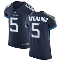 Elic Ayomanor Men's Nike Navy Tennessee Titans Vapor Untouchable Custom Elite Jersey