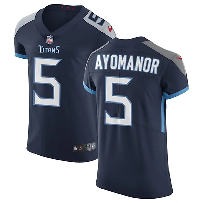 Elic Ayomanor Men's Nike Navy Tennessee Titans Vapor Untouchable Custom Elite Jersey