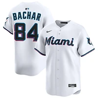 Lake Bachar Youth Nike  White Miami Marlins Home Custom Limited Jersey