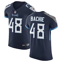 Joe Bachie Men's Nike Navy Tennessee Titans Vapor Untouchable Custom Elite Jersey