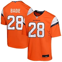Tyler Badie Youth Nike  Orange Denver Broncos Mile High Collection Custom Game Jersey