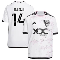 Dominique Badji Youth adidas White D.C. United 2023 The Cherry Blossom Kit Replica Custom Jersey