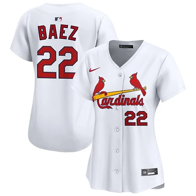 Joshua Baez Women's Nike White St. Louis Cardinals Home Limited Custom Jersey