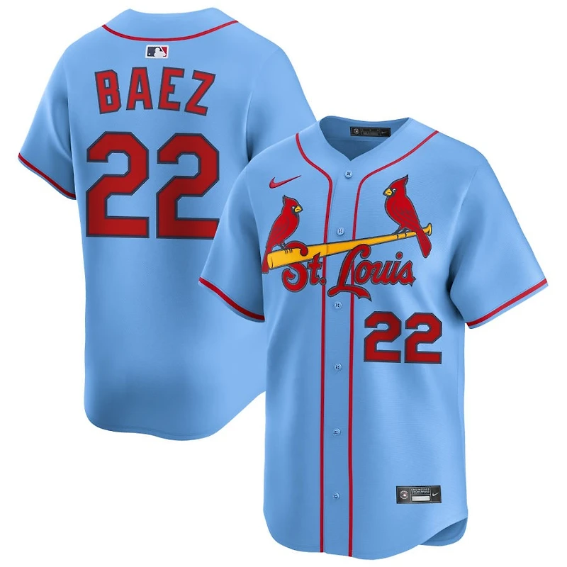Joshua Baez Men's Nike Light Blue St. Louis Cardinals Alternate Limited Custom Jersey