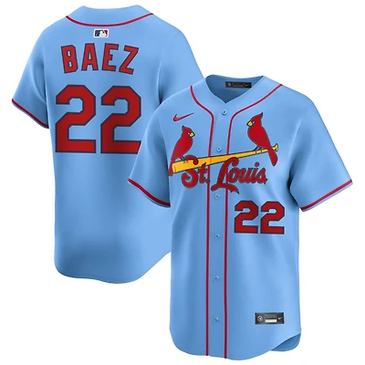 Joshua Baez Men's Nike Light Blue St. Louis Cardinals Alternate Limited Custom Jersey