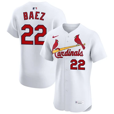 Joshua Baez Men's Nike White St. Louis Cardinals Home Elite Custom Jersey