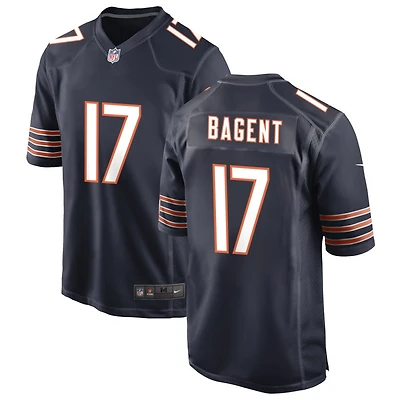 Tyson Bagent Men's Nike Navy Chicago Bears Custom Game Jersey