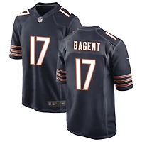 Tyson Bagent Men's Nike Navy Chicago Bears Custom Game Jersey