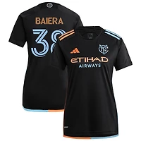 Drew Baiera Men's adidas  Black New York City FC 2024 24/7 Kit Replica Custom Jersey