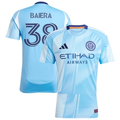 Drew Baiera Men's adidas Light Blue New York City FC 2025 The Excelsior Kit Replica Custom Jersey