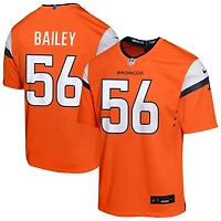 Levelle Bailey Youth Nike  Orange Denver Broncos Mile High Collection Custom Game Jersey