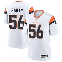 Levelle Bailey Men's Nike White Denver Broncos Custom Game Jersey