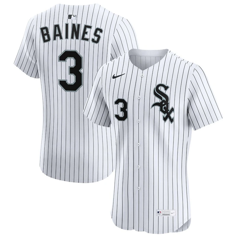 Harold Baines Men's Nike White Chicago White Sox  Home Elite Pick-A-Player Retired Roster Jersey