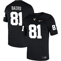 Hutch Baird Men's Nike Black Vanderbilt Commodores NIL Pick-A-Player Game Jersey