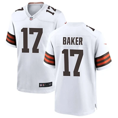 Jerome Baker Men's Nike White Cleveland Browns Custom Game Jersey