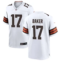 Jerome Baker Men's Nike White Cleveland Browns Custom Game Jersey