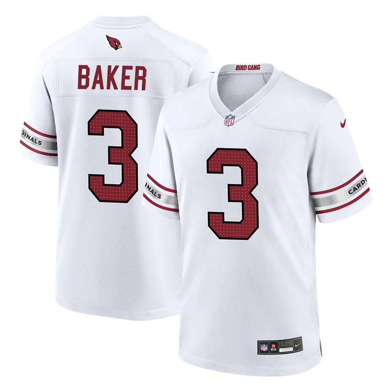Budda Baker Men's Nike White Arizona Cardinals Custom Game Jersey