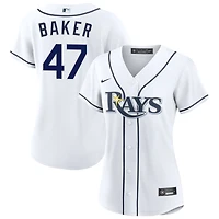 Bryan Baker Women's Nike  White Tampa Bay Rays Home Custom Replica 2.0 Jersey