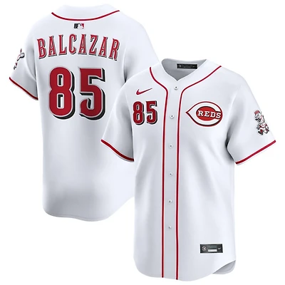 Leo Balcazar Men's Nike White Cincinnati Reds Home Limited Custom Jersey