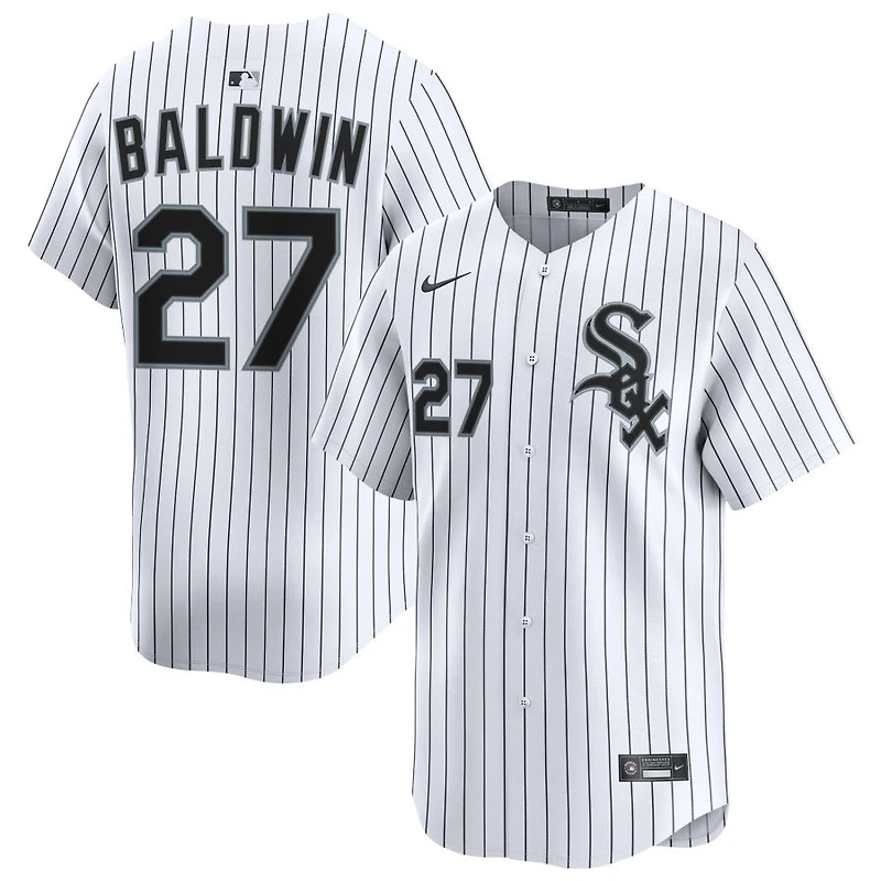 Brooks Baldwin Men's Nike White Chicago White Sox Home Limited Custom Jersey