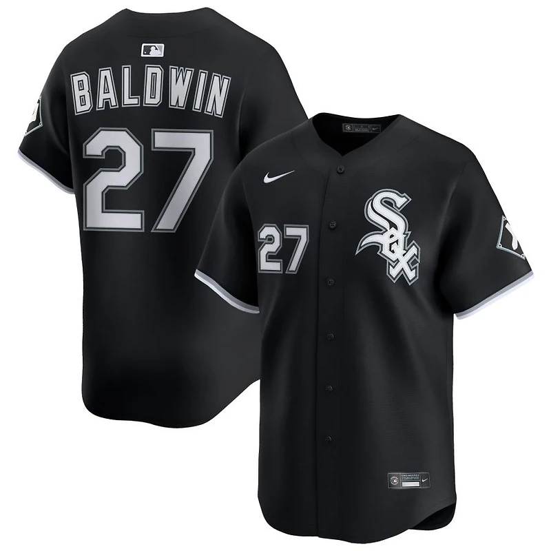 Brooks Baldwin Men's Nike Black Chicago White Sox Alternate Limited Custom Jersey