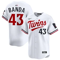 Anthony Banda Men's Nike White Minnesota Twins Home Limited Custom Jersey