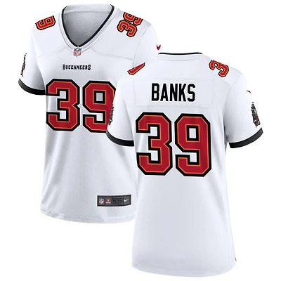 Marcus Banks Women's Nike Tampa Bay Buccaneers White Custom Game Jersey
