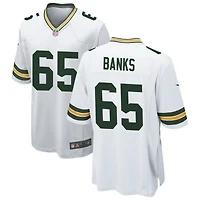 Aaron Banks Men's Nike White Green Bay Packers Custom Game Jersey