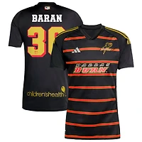 Daniel Baran Men's adidas Black FC Dallas 2025 Third Replica Custom Jersey