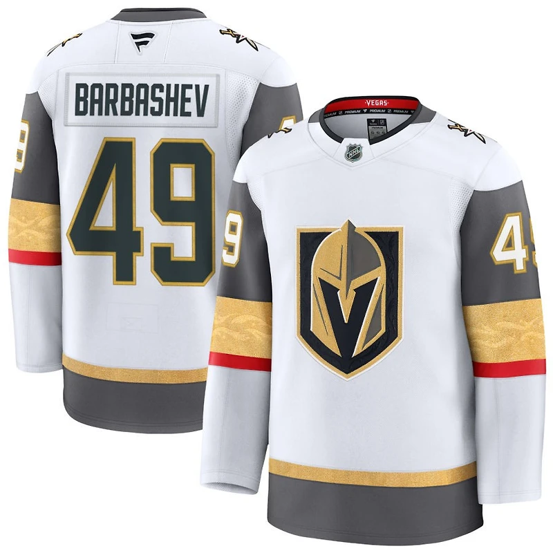 Ivan Barbashev Men's Fanatics White Vegas Golden Knights Away Premium Custom Jersey