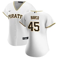 Hunter Barco Women's Nike White Pittsburgh Pirates Home Replica Custom Jersey