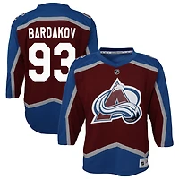 Zakhar Bardakov Youth Burgundy Colorado Avalanche Home Custom Replica Jersey
