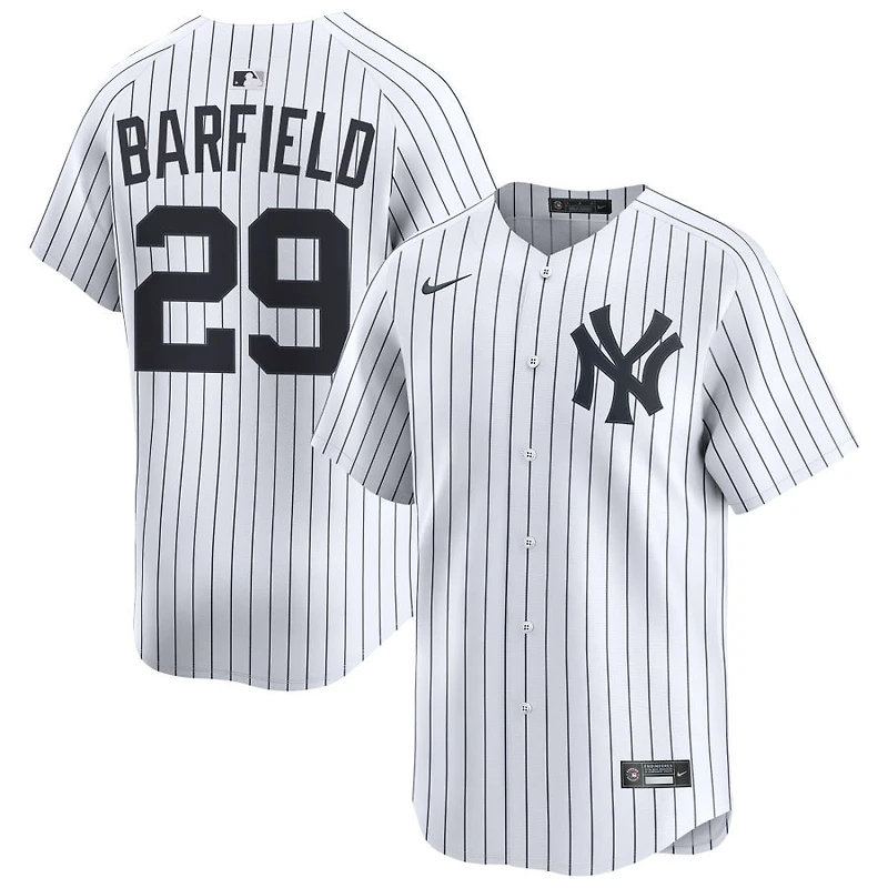 Jesse Barfield Men's Nike White New York Yankees Home Limited Pick-A-Player Retired Roster Jersey