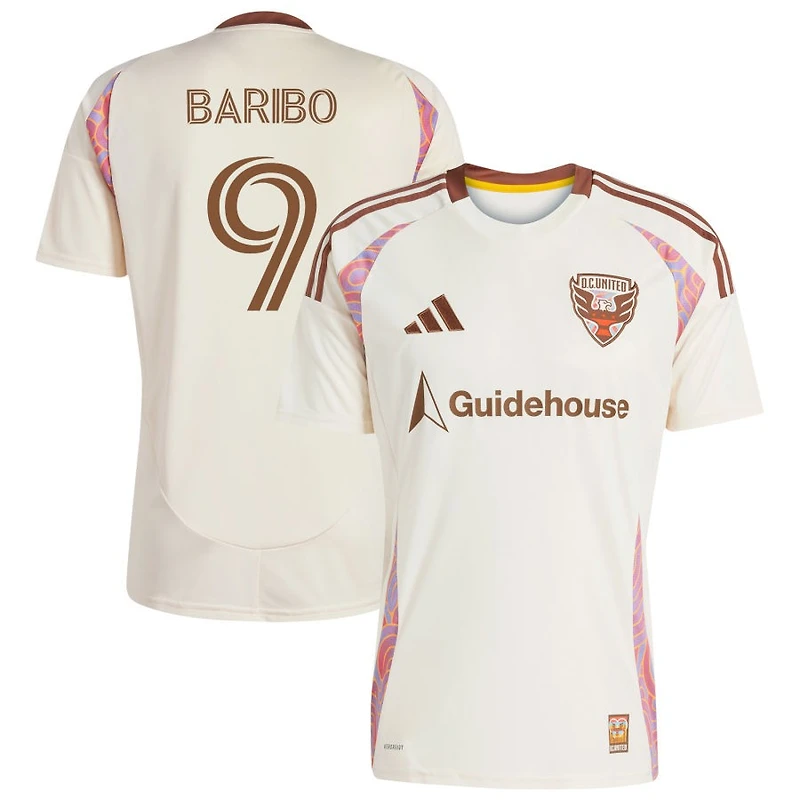 Tai Baribo Men's adidas Natural D.C. United 2025 The Soul Kit Replica Custom Jersey