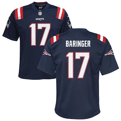 Bryce Baringer Youth Nike Navy New England Patriots Custom Game Jersey