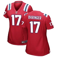 Bryce Baringer Women's Nike Red New England Patriots Alternate Custom Jersey