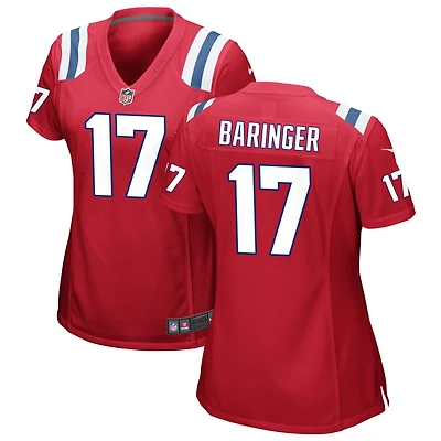 Bryce Baringer Women's Nike Red New England Patriots Alternate Custom Jersey