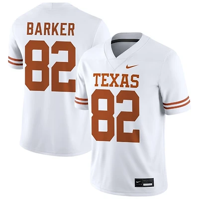 Ridge Barker Men's Nike White Texas Longhorns NIL Pick-A-Player Game Jersey