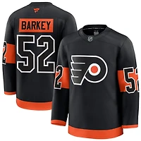 Denver Barkey Men's Fanatics Black Philadelphia Flyers Alternate Premium Custom Jersey
