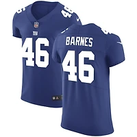Zaire Barnes Men's Nike Royal New York Giants Vapor Untouchable Custom Elite Jersey