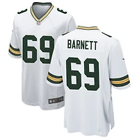 Dante Barnett Men's Nike White Green Bay Packers Custom Game Jersey