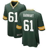Karsen Barnhart Men's Nike Green Green Bay Packers Custom Game Jersey