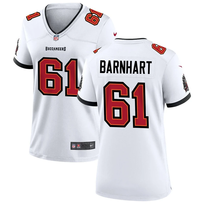 Karsen Barnhart Women's Nike Tampa Bay Buccaneers White Custom Game Jersey