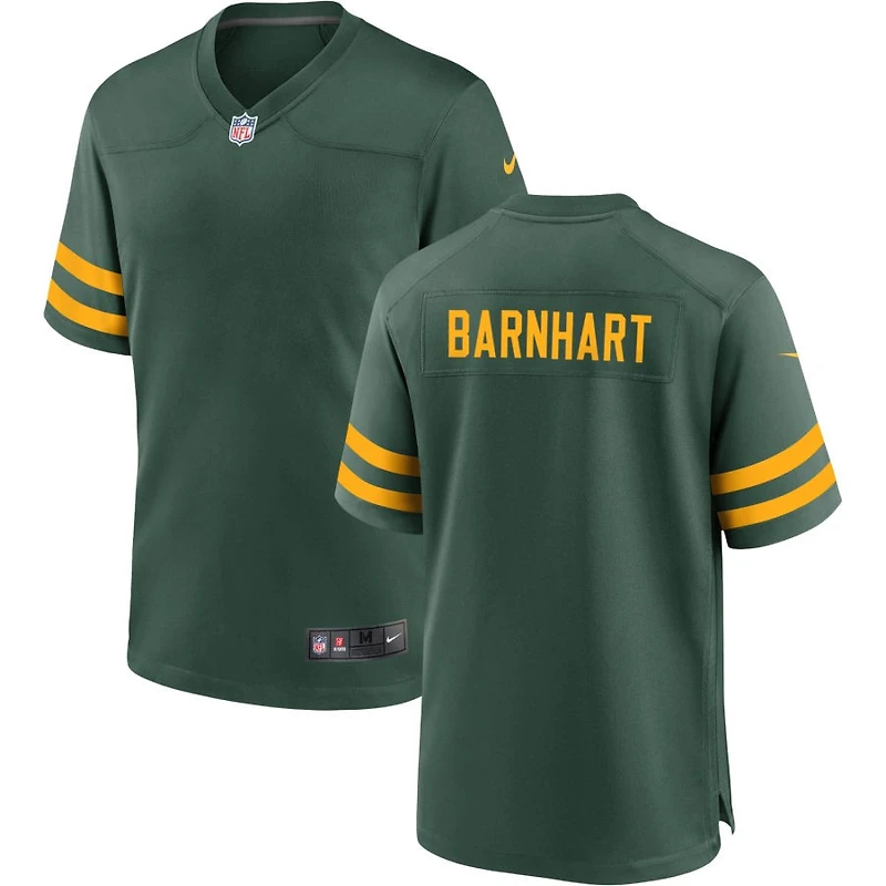 Karsen Barnhart Men's Nike Green Green Bay Packers Alternate Custom Jersey
