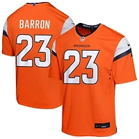 Jahdae Barron Youth Nike  Orange Denver Broncos Mile High Collection Custom Game Jersey